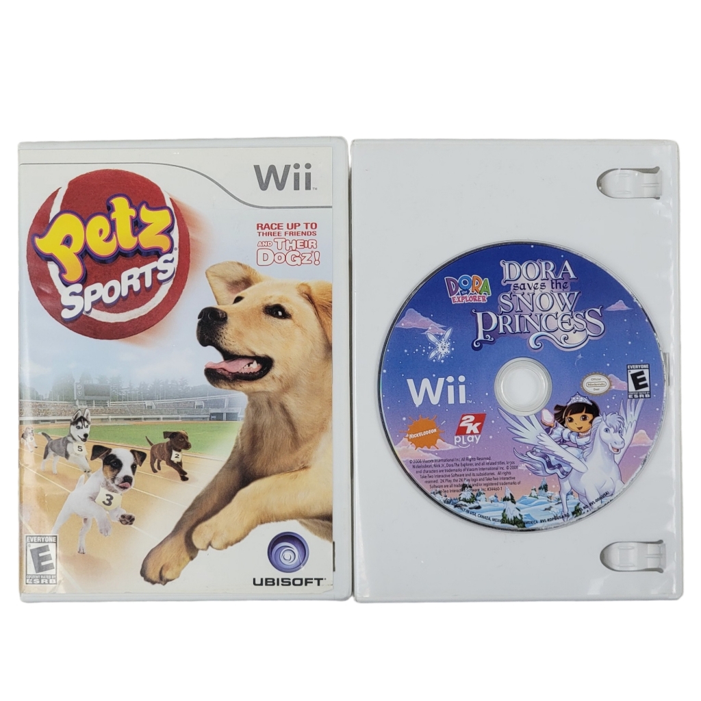 Nintendo Wii Games Petz Sports  Dora The Explorer